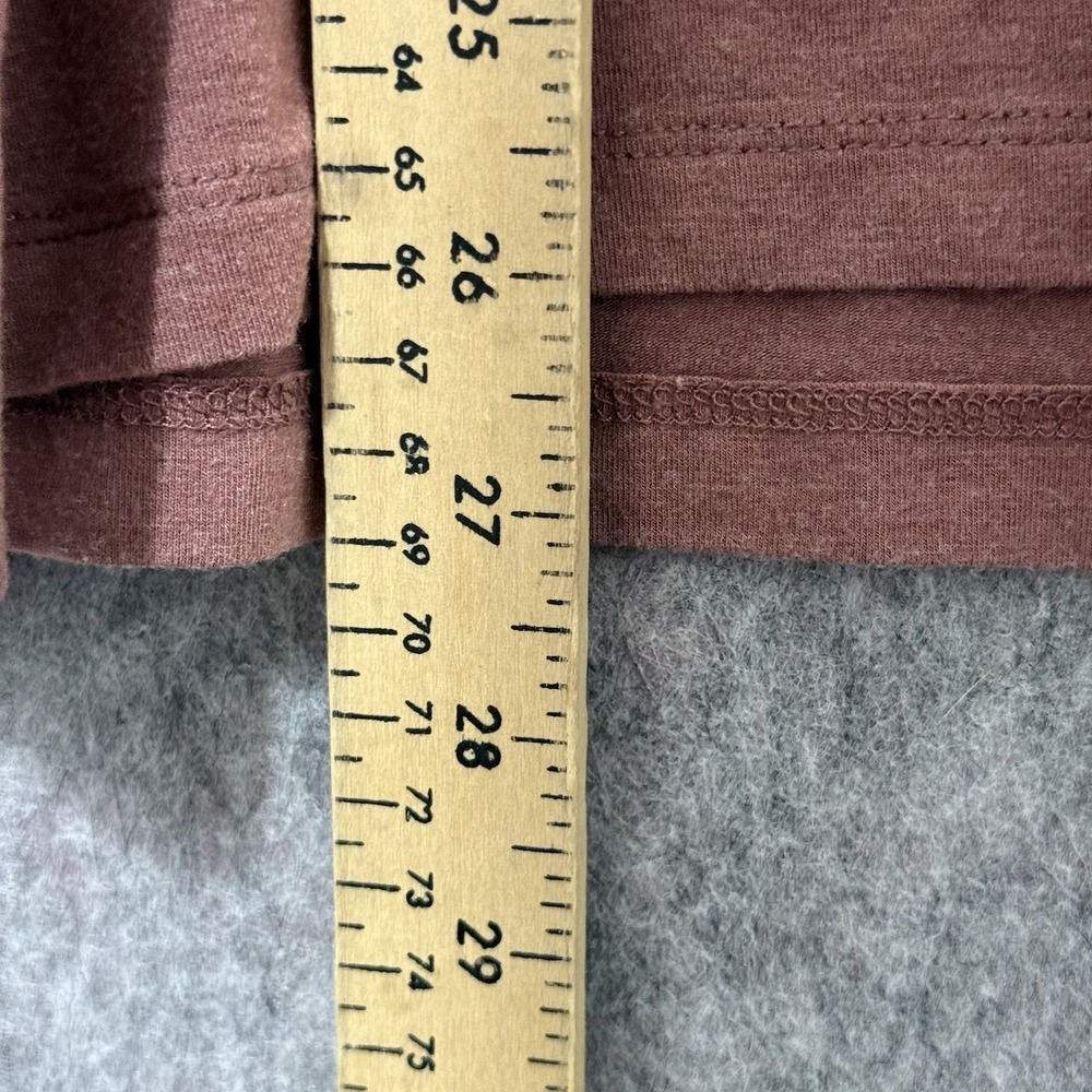 L.L. Bean Women's Long Sleeve Scoop Neck Top Reddish Brown Sz XL Regular - Picture 5 of 6